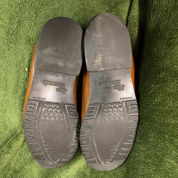 Allen Edmonds Mens Loafers Size 8D Tassel Brown Nashua Leather - Picture 14 of 15